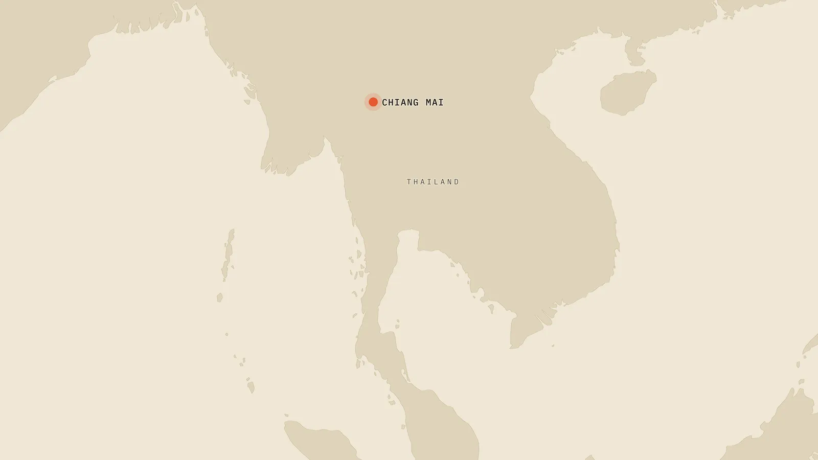 Route map of trip 5: Chiang Mai